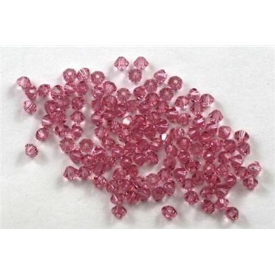 Swarovski Crystal 5328 Bicone Light Rose 3mm 