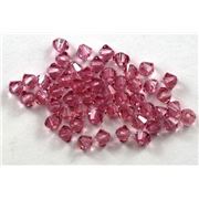 Swarovski Crystal 5328 Bicone Light Rose 4mm 