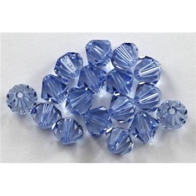 Swarovski Crystal 5328 Bicone Light Sapphire 6mm 