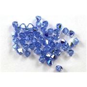Swarovski Crystal 5328 Bicone Light Sapphire AB 4mm 