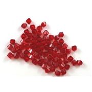 Swarovski Crystal 5328 Bicone Light Siam 4mm 