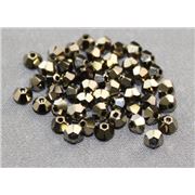 Swarovski Crystal 5328 Bicone Metallic Light Gold 2x 3mm 