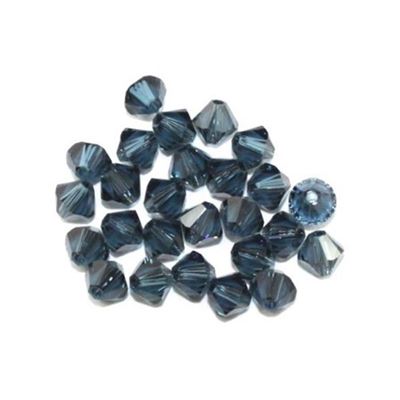Swarovski Crystal 5328 Bicone Montana 5mm 