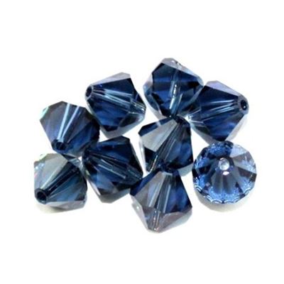 Swarovski Crystal 5328 Bicone Montana 8mm 