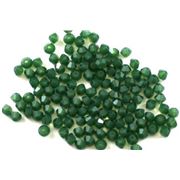 Swarovski Crystal 5328 Bicone Palace Green Opal 3mm 