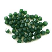 Swarovski Crystal 5328 Bicone Palace Green Opal 4mm 