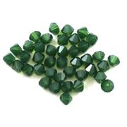 Swarovski Crystal 5328 Bicone Palace Green Opal 5mm 