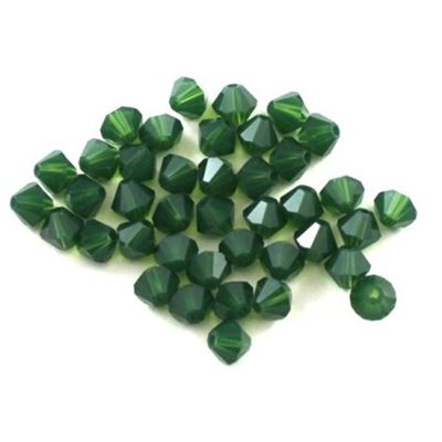 Swarovski Crystal 5328 Bicone Palace Green Opal 5mm 