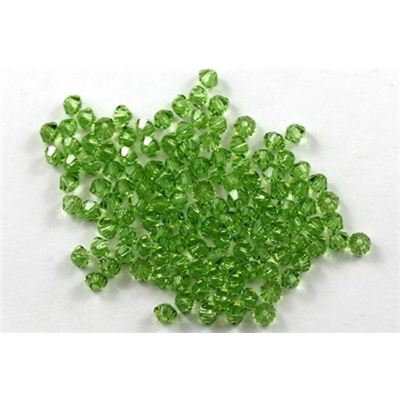 Swarovski Crystal 5328 Bicone Peridot 3mm 