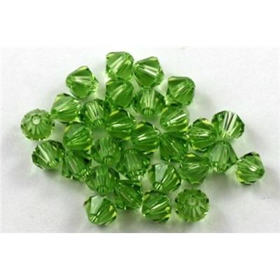 Swarovski Crystal 5328 Bicone Peridot 5mm 