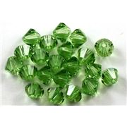 Swarovski Crystal 5328 Bicone Peridot 6mm 