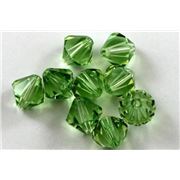 Swarovski Crystal 5328 Bicone Peridot 8mm 