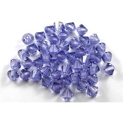 Swarovski Crystal 5328 Bicone Provence Lavender 4mm 
