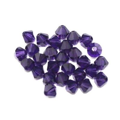 Swarovski Crystal 5328 Bicone Purple Velvet 5mm 