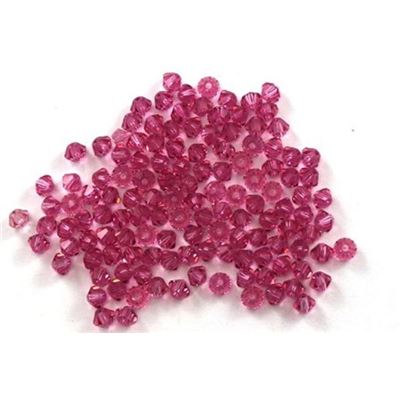 Swarovski Crystal 5328 Bicone Rose 3mm 