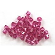 Swarovski Crystal 5328 Bicone Rose 4mm 