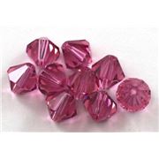 Swarovski Crystal 5328 Bicone Rose 8mm 