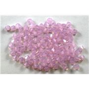 Swarovski Crystal 5328 Bicone Rose Water Opal 4mm 