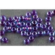 Seed Bead Blue Violet AB 9/0 - Minimum 10g