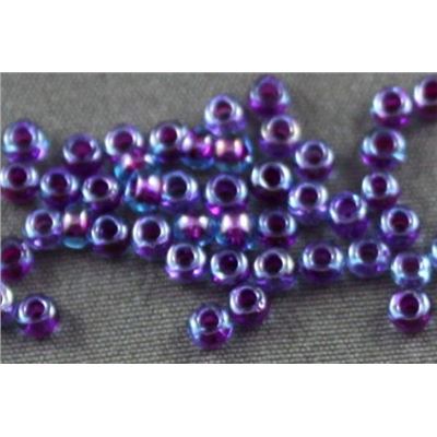 Seed Bead Blue Violet AB 9/0 - Minimum 10g