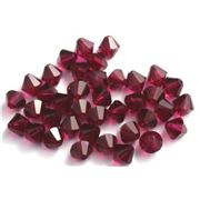 Swarovski Crystal 5328 Bicone Ruby 4mm 