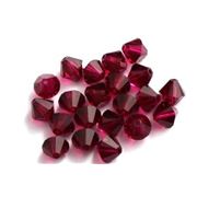 Swarovski Crystal 5328 Bicone Ruby 6mm 