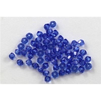 Swarovski Crystal 5328 Bicone Sapphire 3mm 