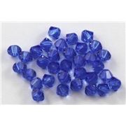 Swarovski Crystal 5328 Bicone Sapphire 4mm 