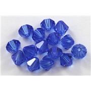 Swarovski Crystal 5328 Bicone Sapphire 6mm 