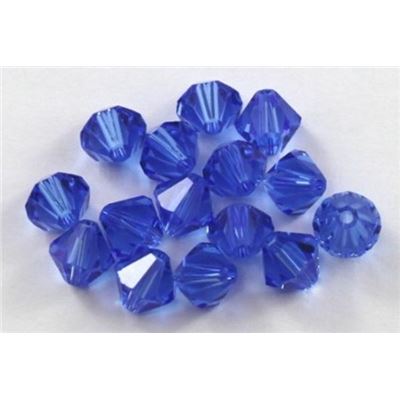 Swarovski Crystal 5328 Bicone Sapphire 6mm 