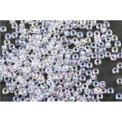 Seed Bead Rainbow Clear AB 9/0 - Minimum 10g