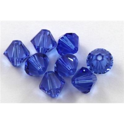 Swarovski Crystal 5328 Bicone Sapphire 8mm 