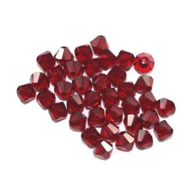 Swarovski Crystal 5328 Bicone Siam 5mm 