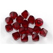 Swarovski Crystal 5328 Bicone Siam 6mm 