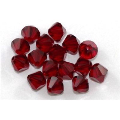 Swarovski Crystal 5328 Bicone Siam 6mm 