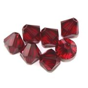 Swarovski Crystal 5328 Bicone Siam 8mm 