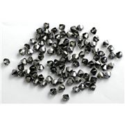 Swarovski Crystal 5328 Bicone Silver Night 3mm 