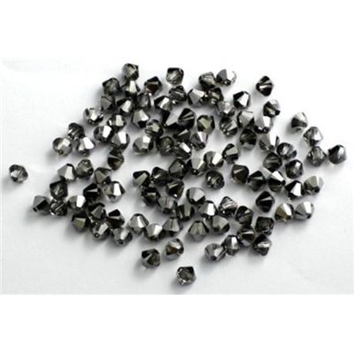 Swarovski Crystal 5328 Bicone Silver Night 3mm 