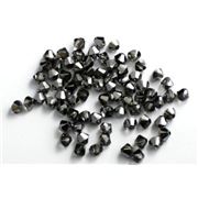 Swarovski Crystal 5328 Bicone Silver Night 4mm 