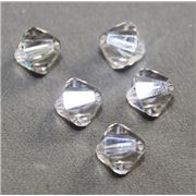 Swarovski Crystal 5328 Bicone Silver Shade 8mm 