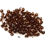 Swarovski Crystal 5328 Bicone Smokey Topaz 3mm 