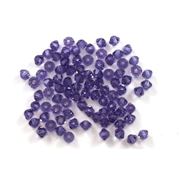 Swarovski Crystal 5328 Bicone Tanzanite 3mm 