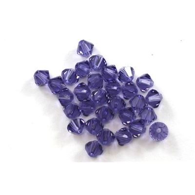 Swarovski Crystal 5328 Bicone Tanzanite 5mm 