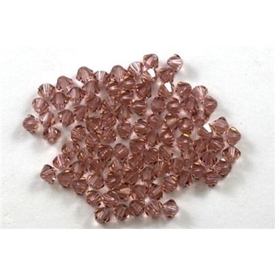 Swarovski Crystal 5328 Bicone Vintage Rose 4mm 