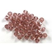 Swarovski Crystal 5328 Bicone Vintage Rose 5mm 