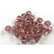 Swarovski Crystal 5328 Bicone Vintage Rose 6mm 