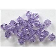 Swarovski Crystal 5328 Bicone Violet 5mm 