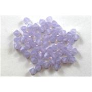 Swarovski Crystal 5328 Bicone Violet Opal 4mm 