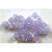 Swarovski Crystal 5328 Bicone Violet Opal 5mm 