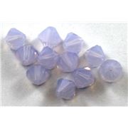 Swarovski Crystal 5328 Bicone Violet Opal 6mm 